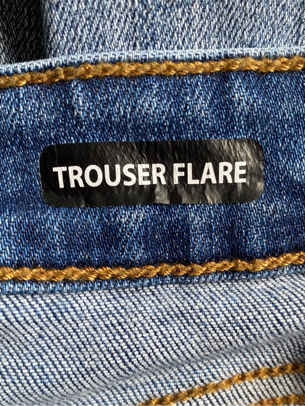 Judy Blue Mid Rise Trouser Flare Jeans Size 0/24 Regular Light Wash Blue Stretch - Picture 13 of 16